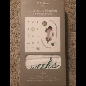 C.R. Gibson Milestone Blanket New